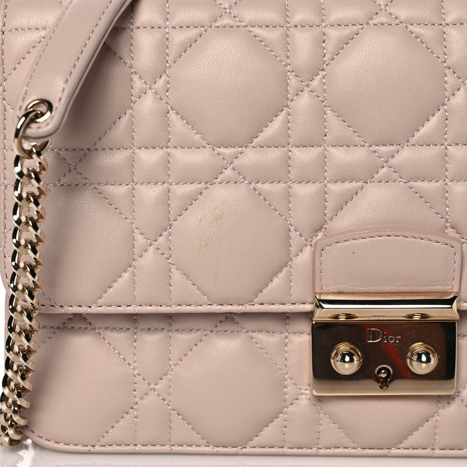 Christian Dior Lambskin Cannage Miss Dior Promenade Pouch Rose Poudre 12 of 12