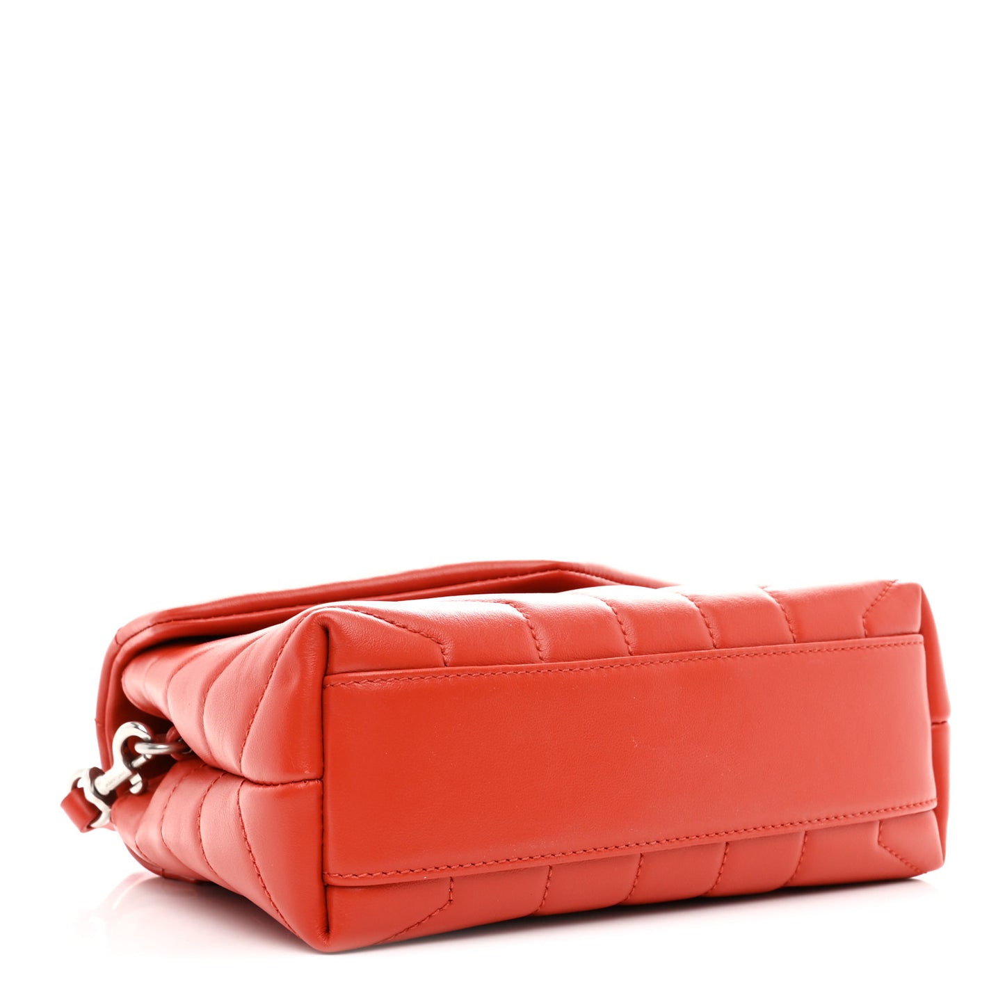 Calfskin Y Quilted Monogram Toy Loulou Crossbody Bag Coral