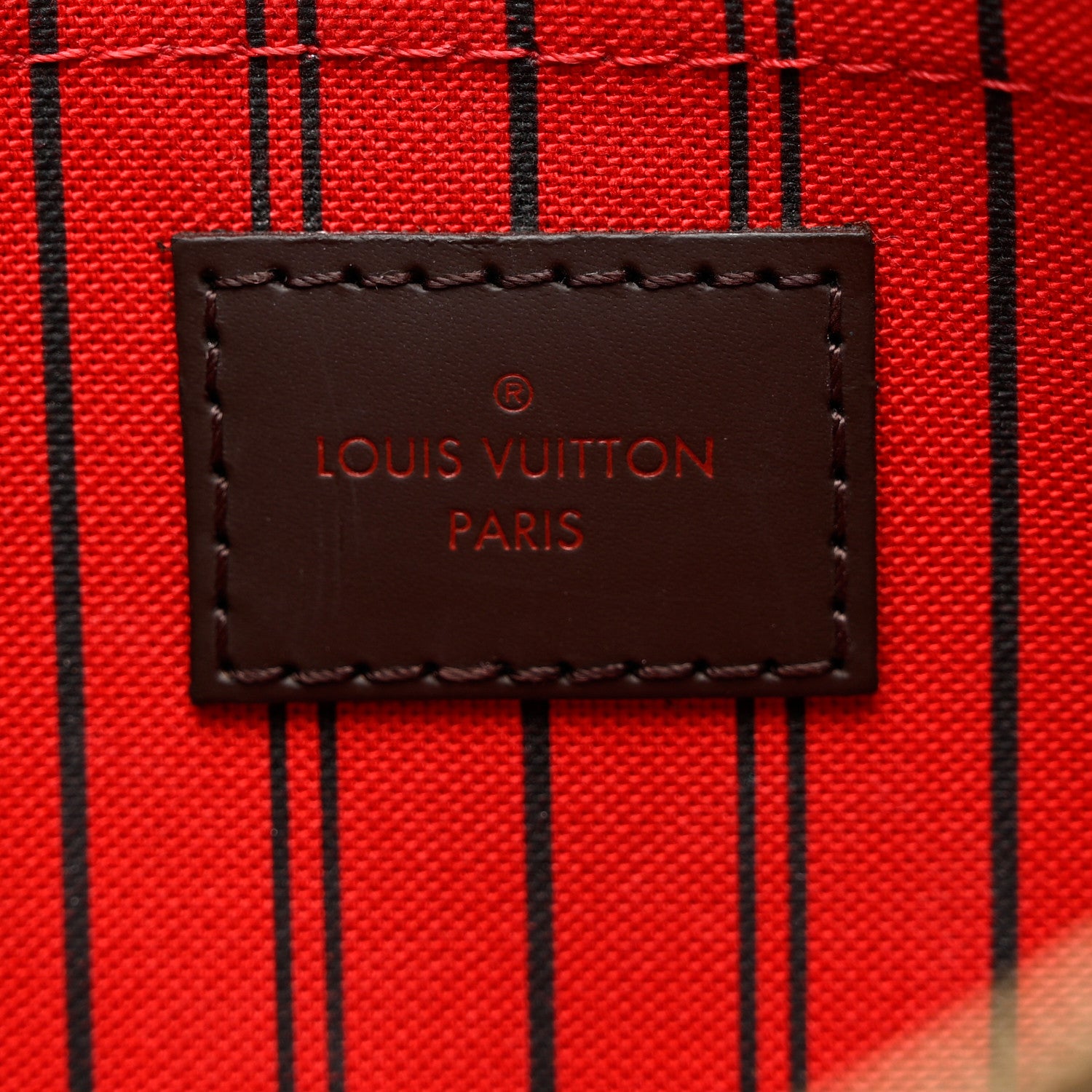 Louis Vuitton Damier Ebene Neverfull MM GM Pochette 5 of 8