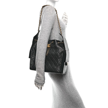 Chanel Caviar Quilted Medium Chanel 25 Handbag Black 2 of 11