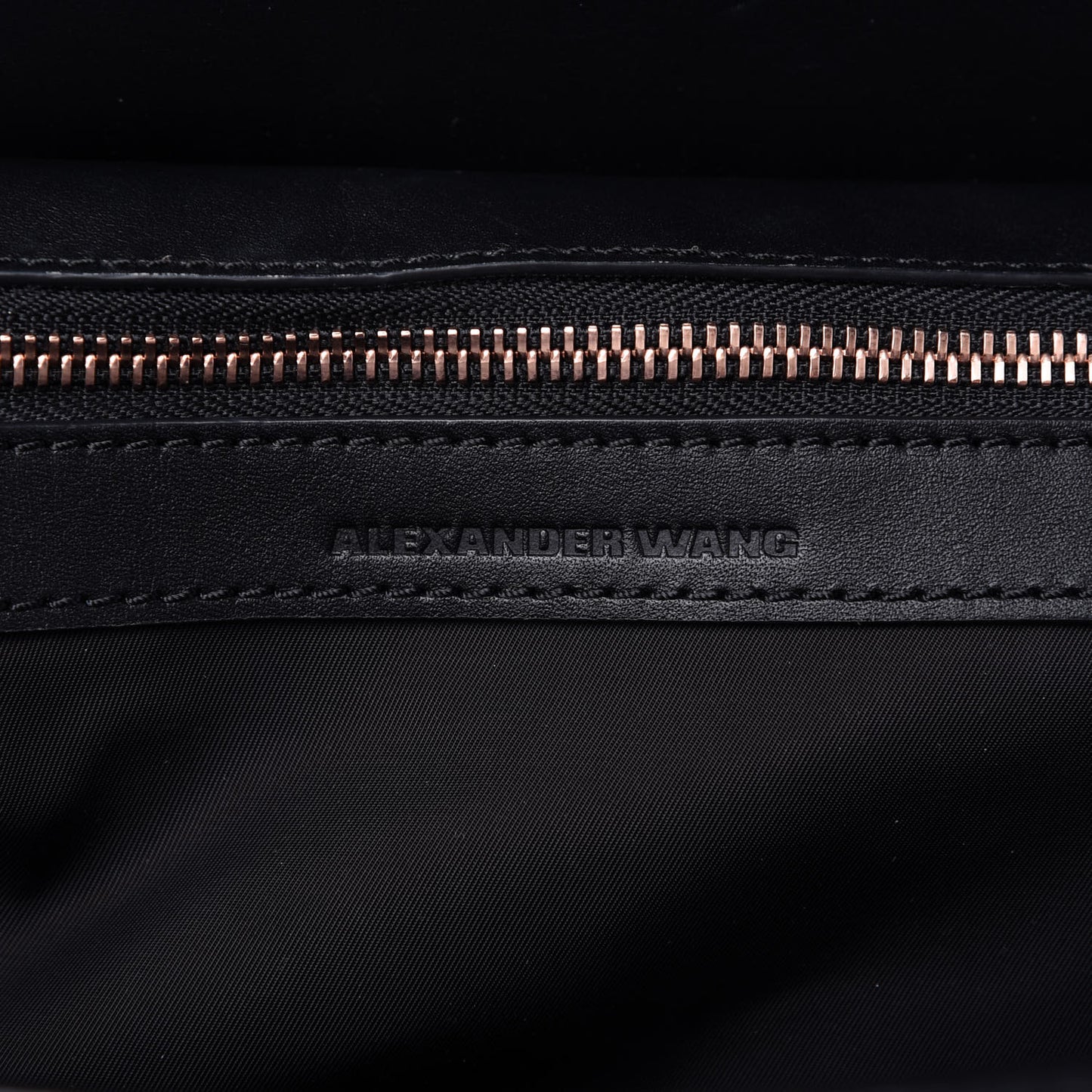 Calfskin Large Marion Black Rose Gold Hardware
