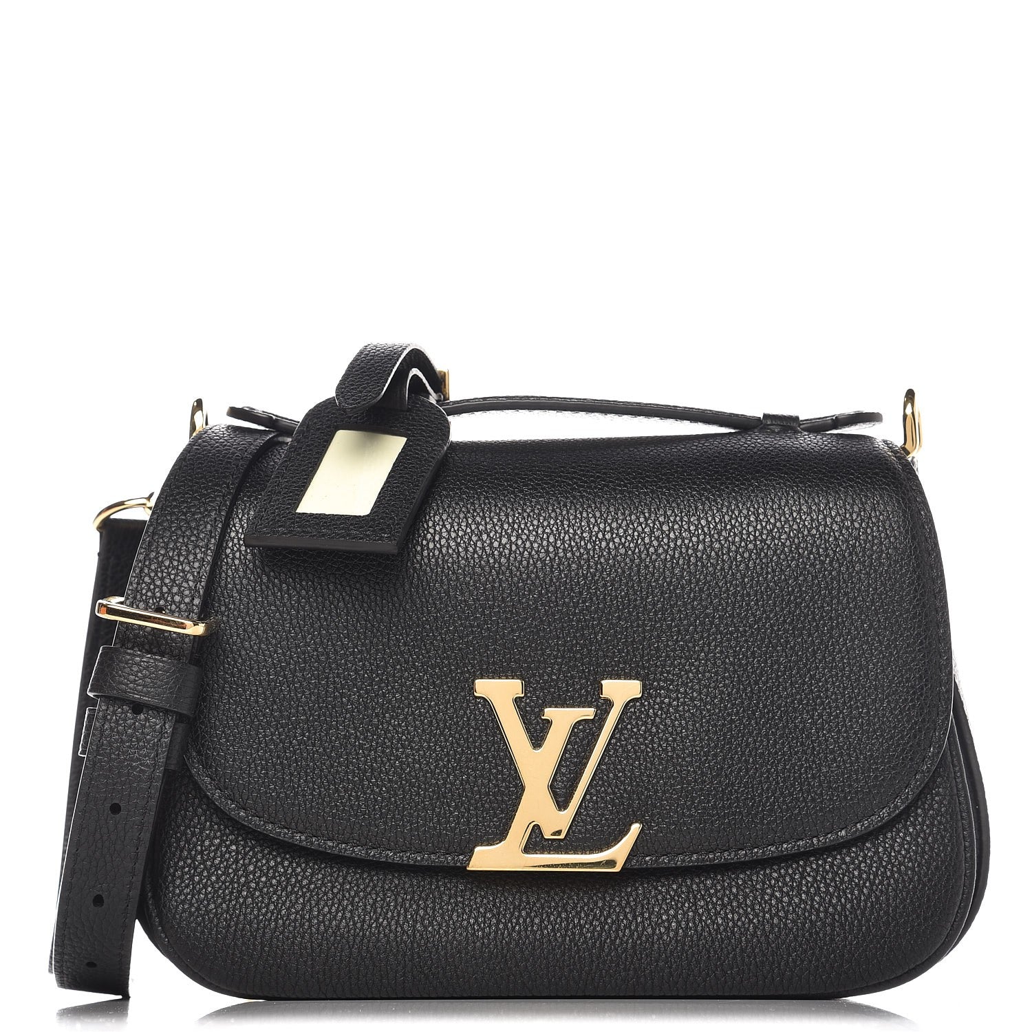 Louis Vuitton Grained Calfskin Vivienne NM Black 1 of 7