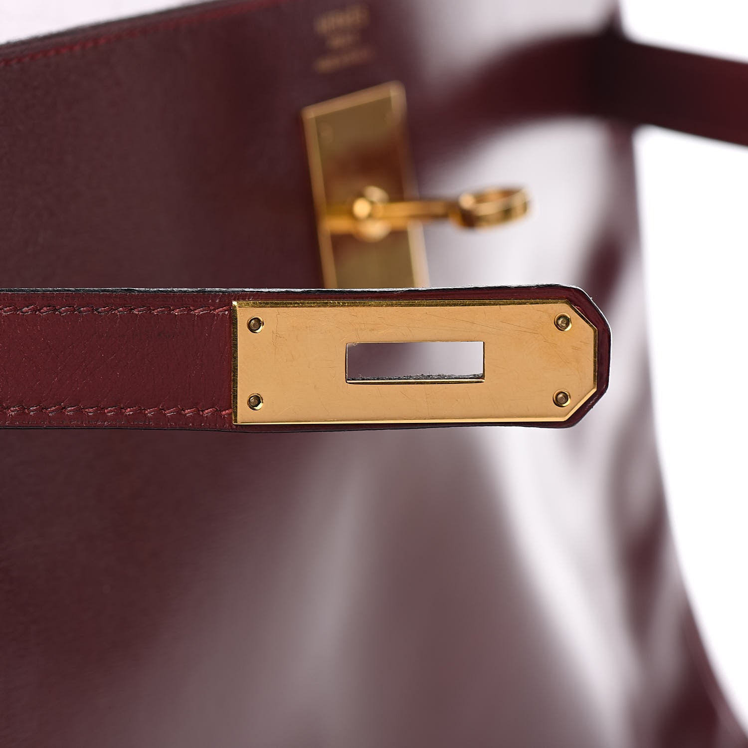 Hermes Box Kelly Retourne 32 Rouge H 21 of 40