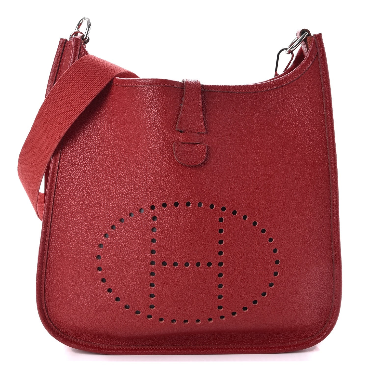 Hermes Togo Evelyne PM Rouge 1 of 9