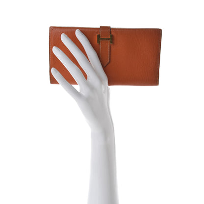 Hermes Chevre Mysore Bearn Gusset Wallet 2 of 8