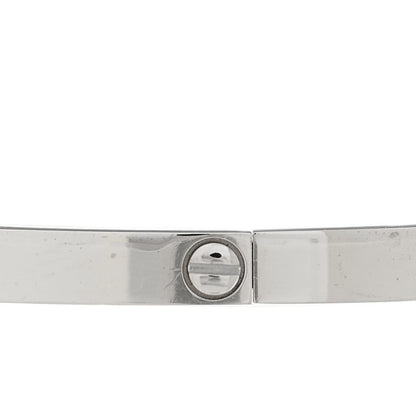 Cartier 18K White Gold 6 Diamond Small LOVE Bracelet 19 6 of 8