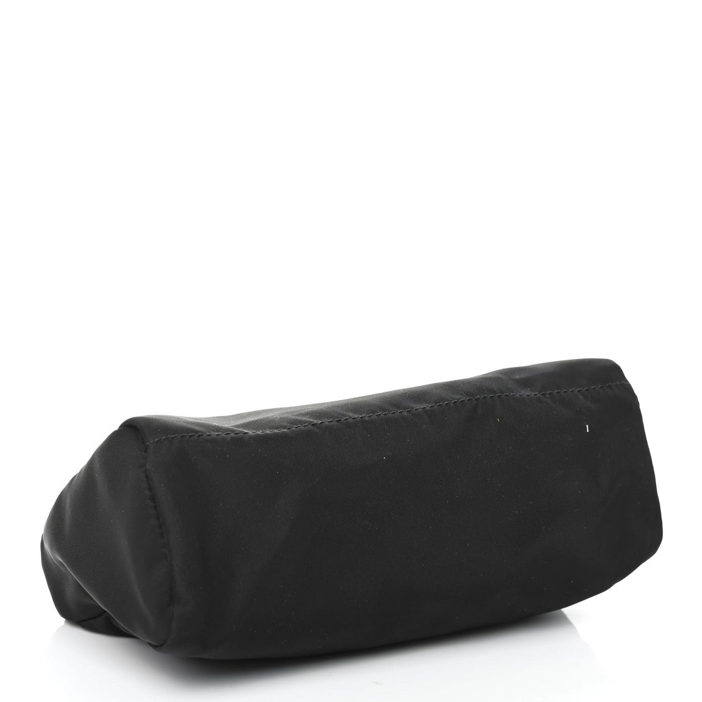 Nylon Tessuto Cosmetic Pouch Black