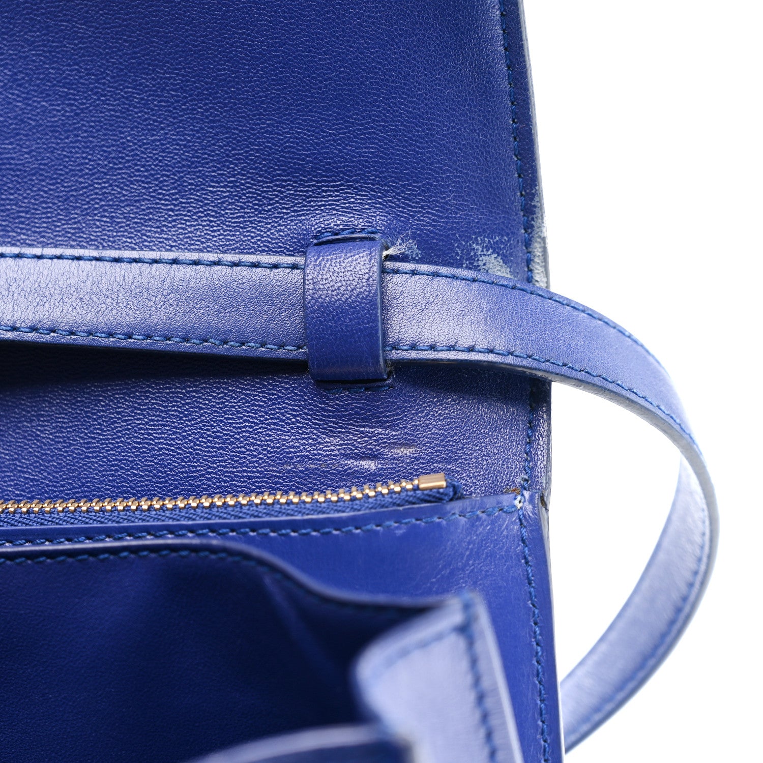 Celine Box Calfskin Medium Classic Box Flap Bag Indigo 12 of 16