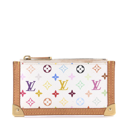 Louis Vuitton Monogram Multicolor Key Pouch White 1 of 6