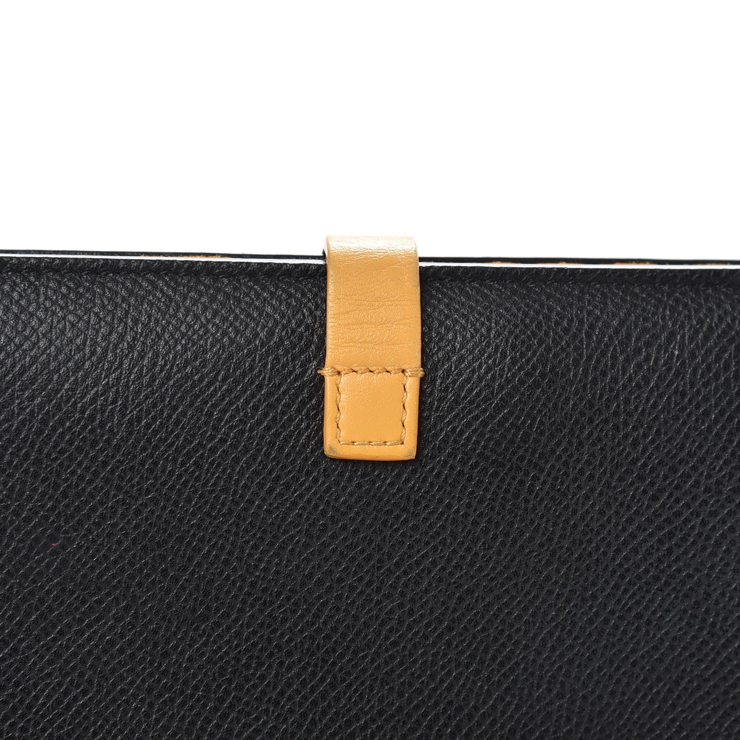 Celine Grained Calfskin Large Multifunction Strap Wallet Midnight 7 of 11