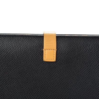 Celine Grained Calfskin Large Multifunction Strap Wallet Midnight 7 of 11