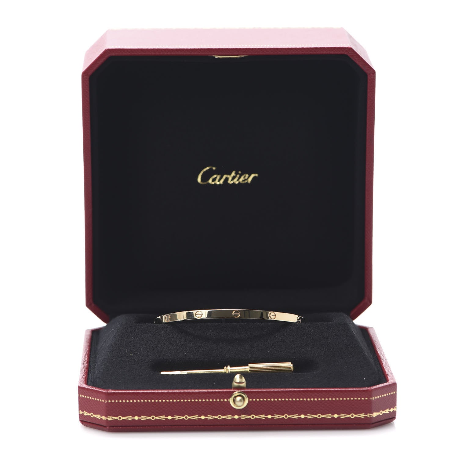 Cartier 18K Yellow Gold Small LOVE Bracelet 17 6 of 7