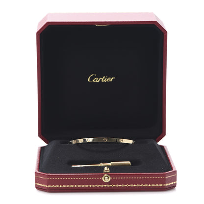 Cartier 18K Yellow Gold Small LOVE Bracelet 17 6 of 7