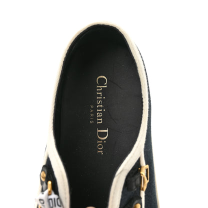Christian Dior Canvas Walk'N'Dior Low Top Sneakers 38 Black 7 of 11