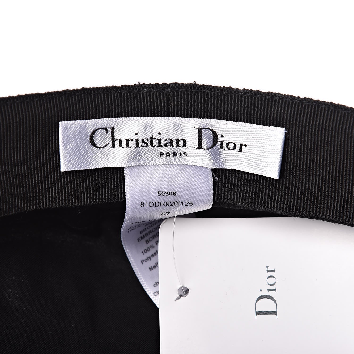 Christian Dior Daydream Print Cap Hat 57 White 8 of 9