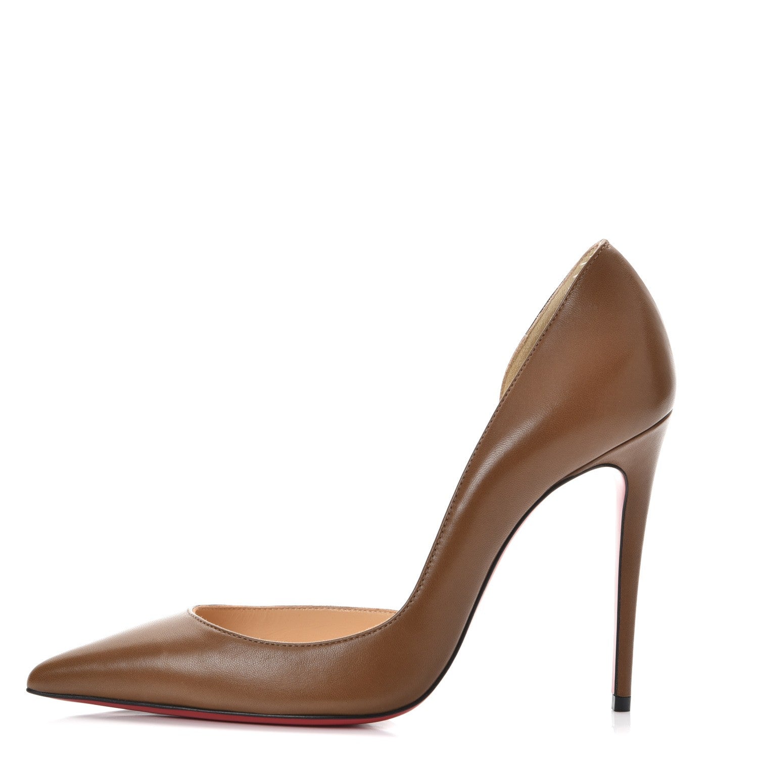 Christian Louboutin Shiny Nappa Iriza 100 Pumps 38 Indiana 1 of 10