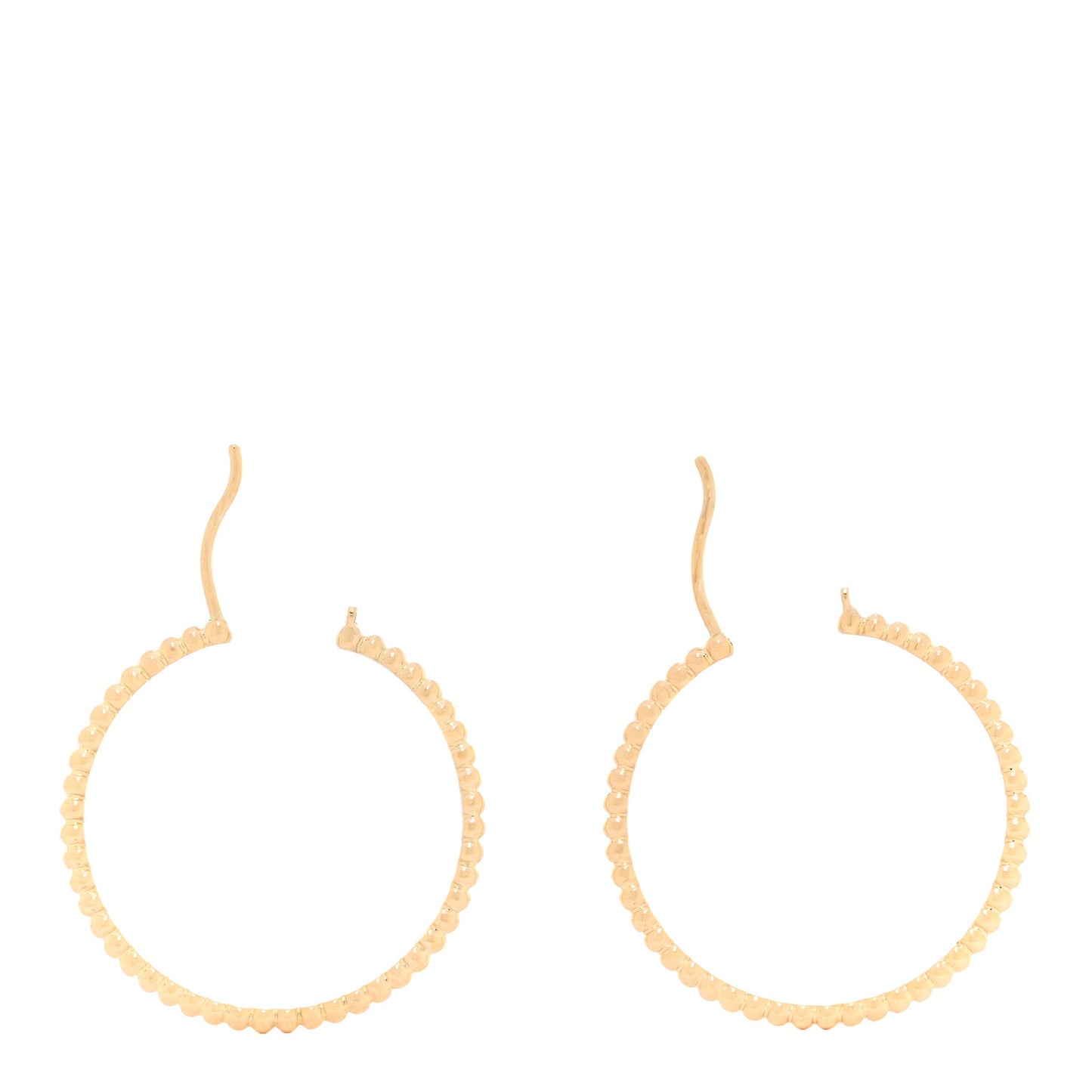 18K Yellow Gold Small Perlee Hoop Earrings
