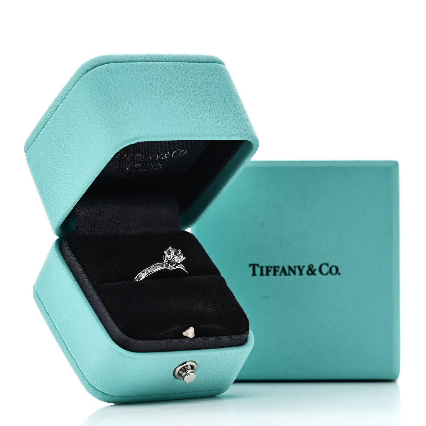 Platinum Diamond .57ct Engagement Ring 47 4