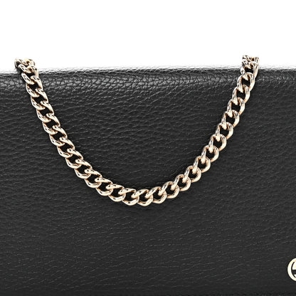 Gucci Dollar Calfskin Medium Betty Chain Wallet Black 7 of 10