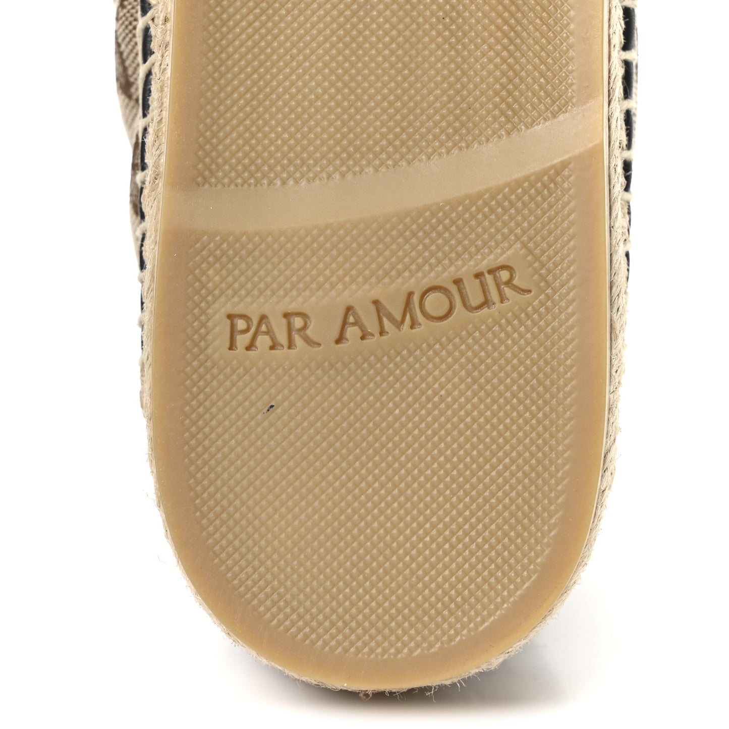 Monogram Matelasse Diagonal GG Marmont Espadrilles 39 Beige Ebony Black