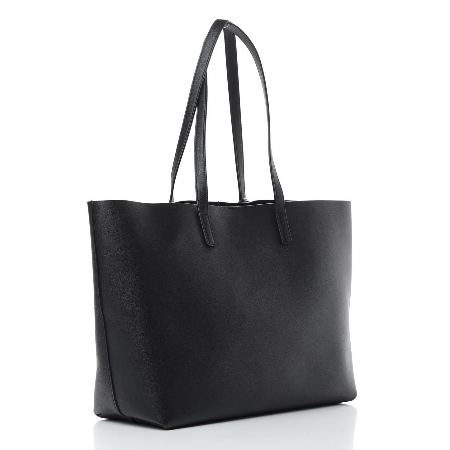 Calfskin Large Shopping Tote Black