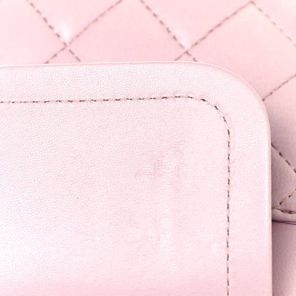 Chanel Lambskin Quilted Medium Double Flap Light Pink 12 of 12