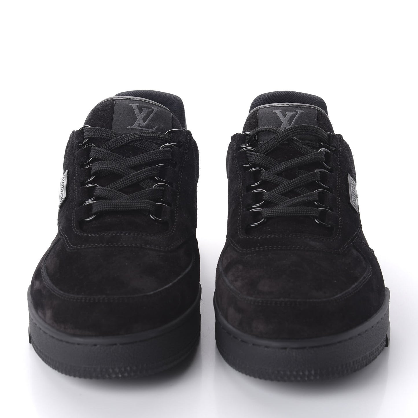 Suede Uniform Sneakers 8.5 Black