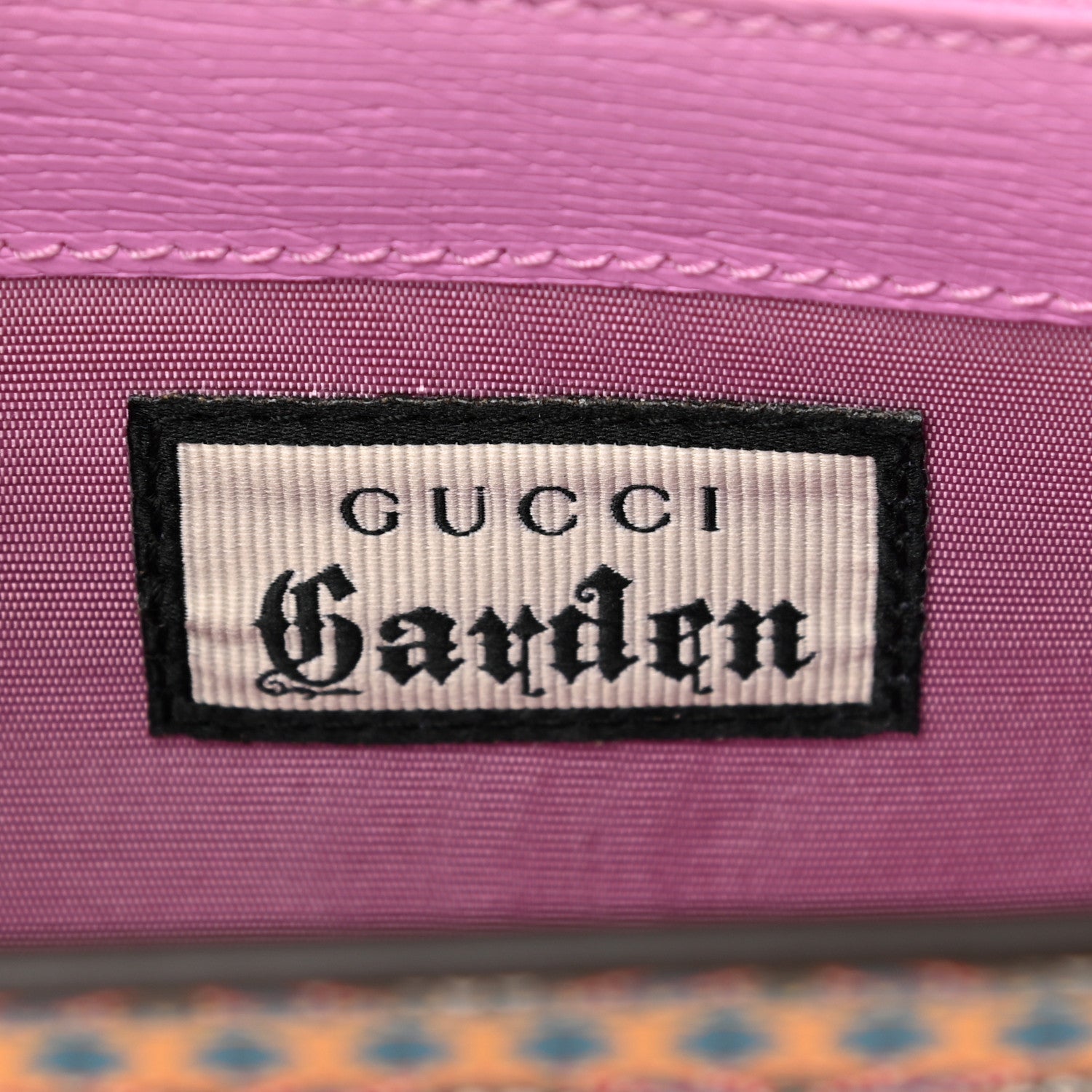 Gucci Calfskin Printed Garden Dionysus Chain Wallet Multicolor 7 of 12