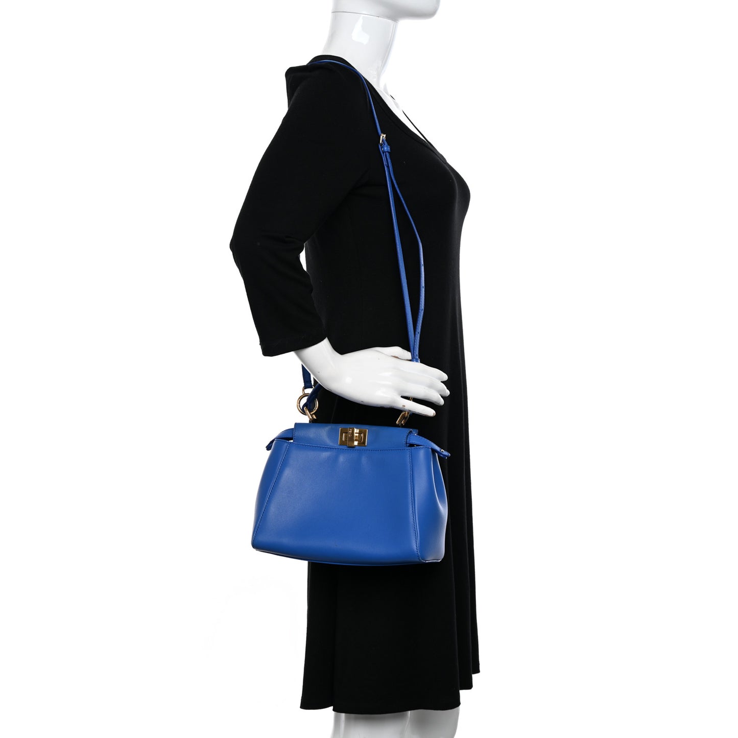 Nappa Mini Peekaboo Iconic Satchel Bleuette