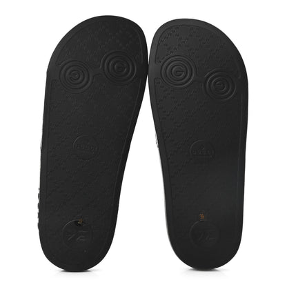 Gucci Microguccissima Slide Sandals 39 Black 5 of 8