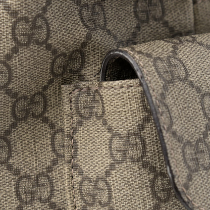Gucci GG Plus Monogram Messenger Diaper Bag Dark Brown 11 of 12