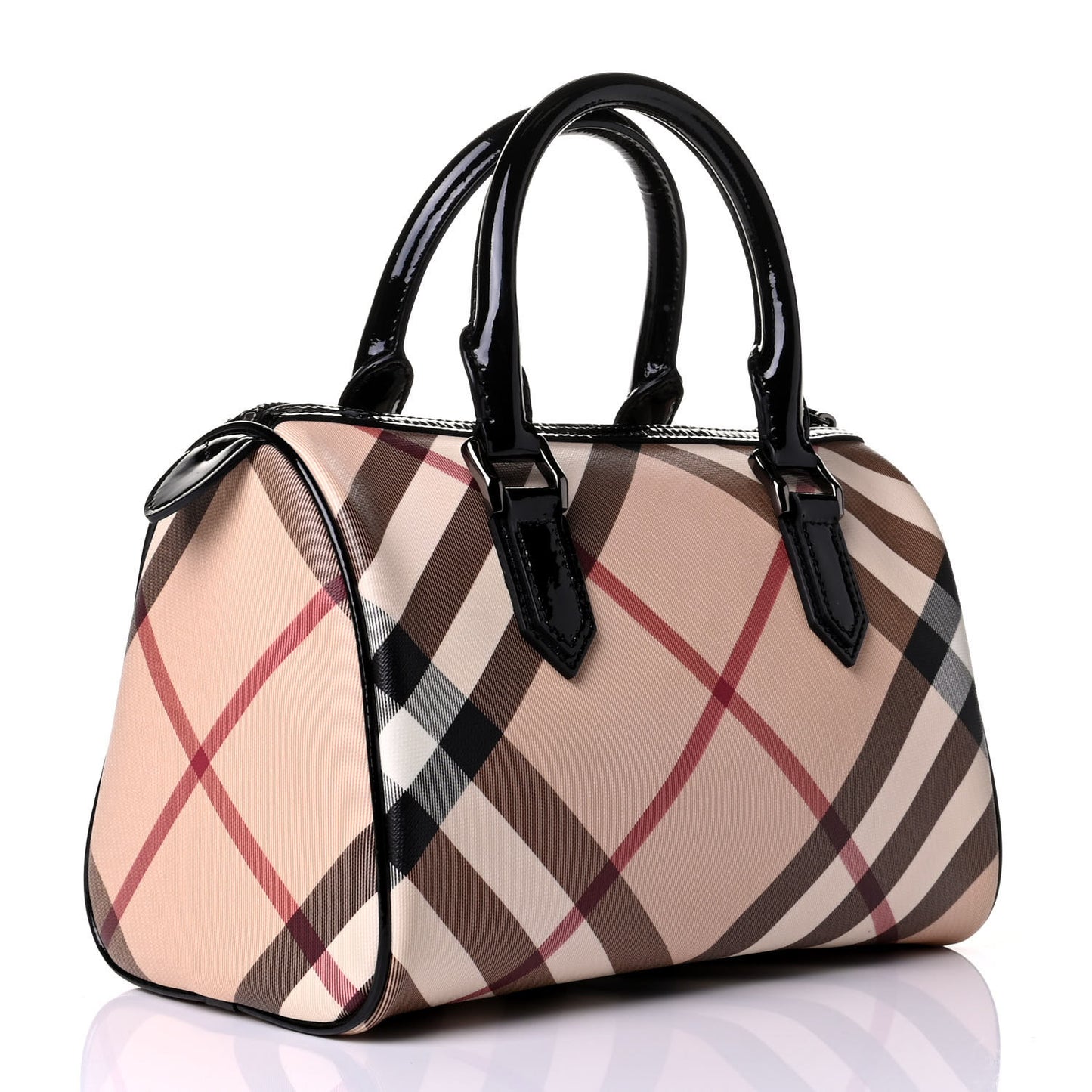 Nova Check Small Chester Bowling Bag Black