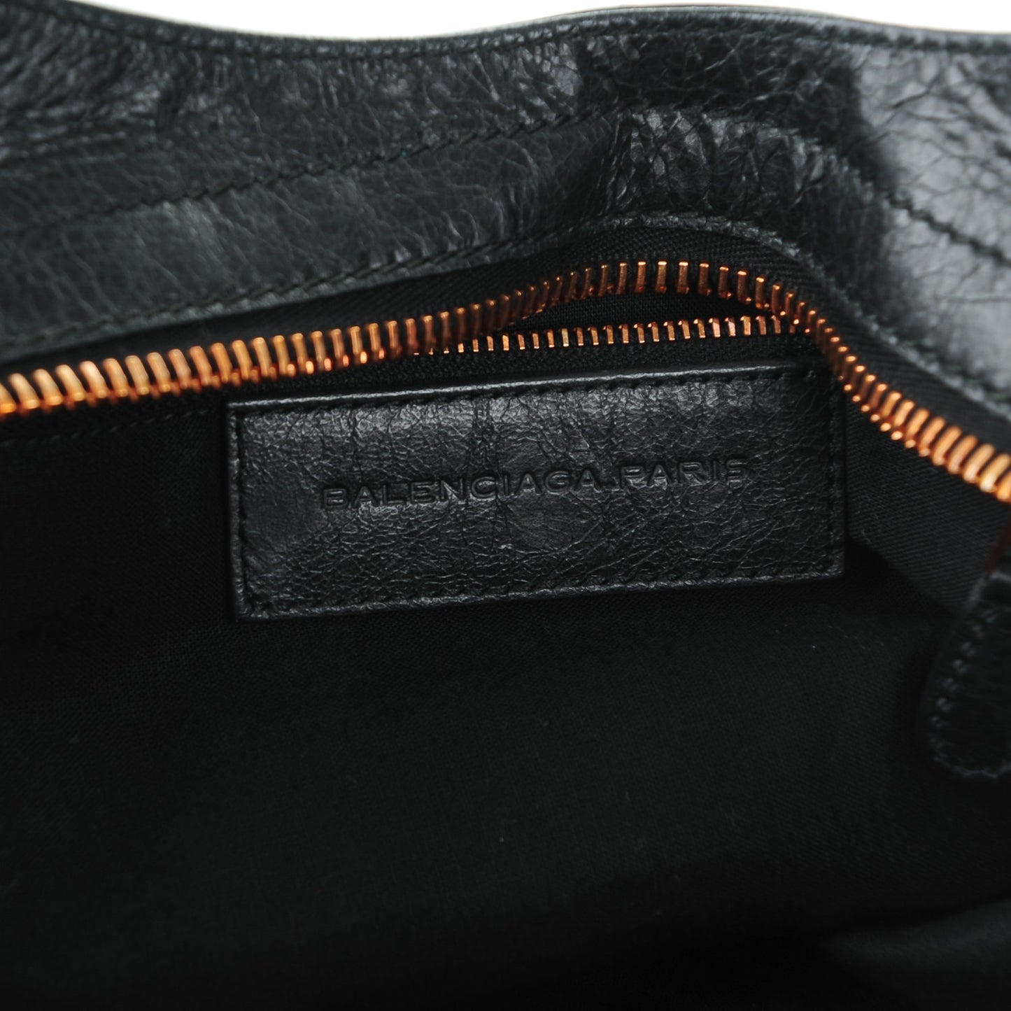 Agneau Giant 21 Rose Gold Hardware Part Time Black
