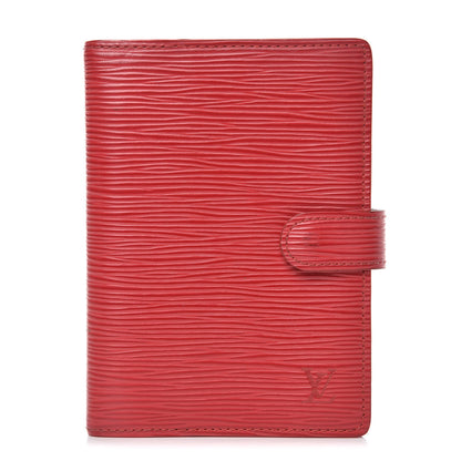 Louis Vuitton Epi Small Ring Agenda Cover Castillan Red 1 of 8