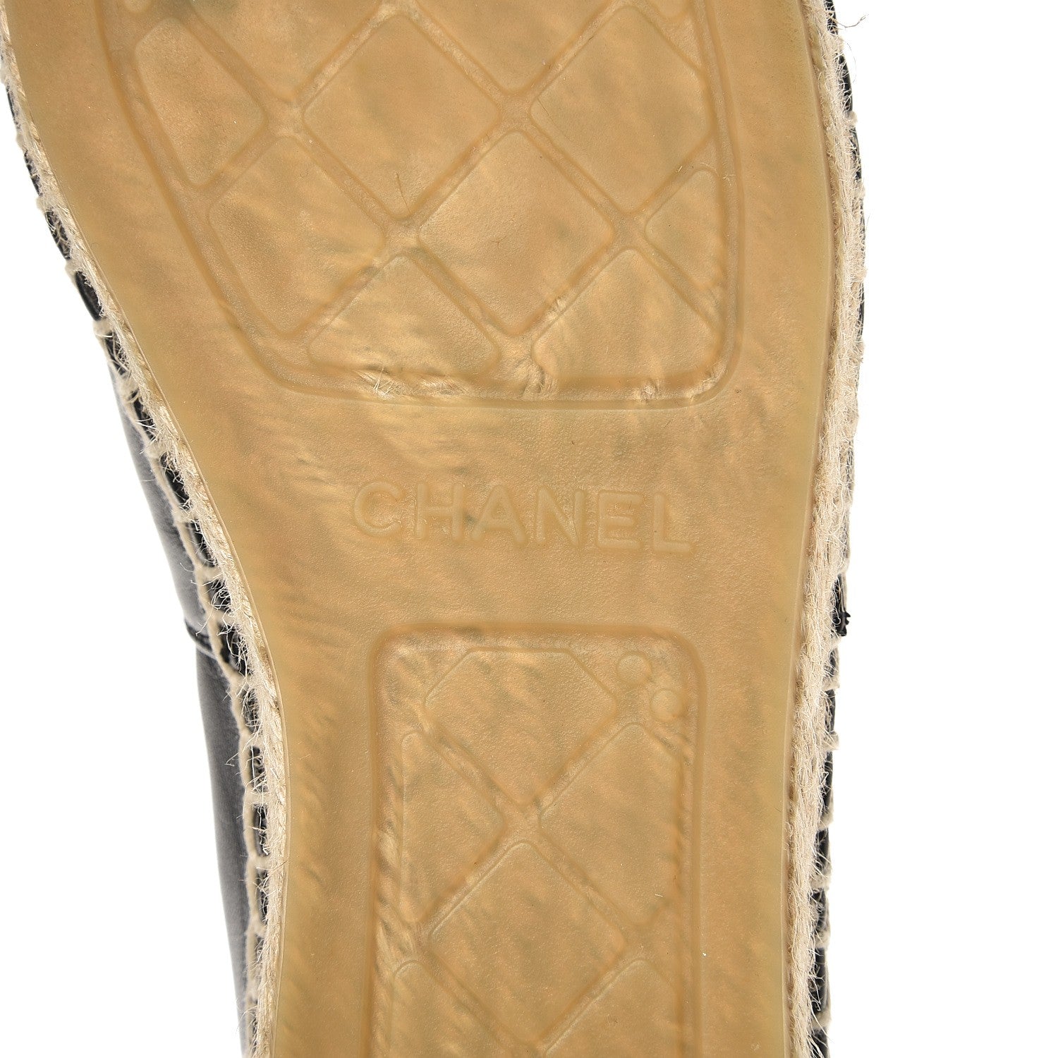 Chanel Lambskin CC Espadrilles 39 Black 8 of 10