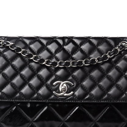 Chanel Vinyl Quilted In the Business Flap Bag Black 14 of 14
