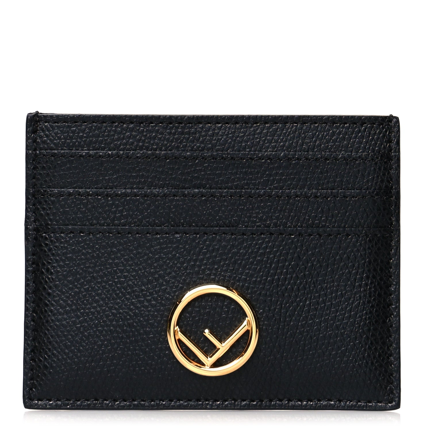 Fendi Vitello Cruise F is Fendi Card Holder Black 1 of 8
