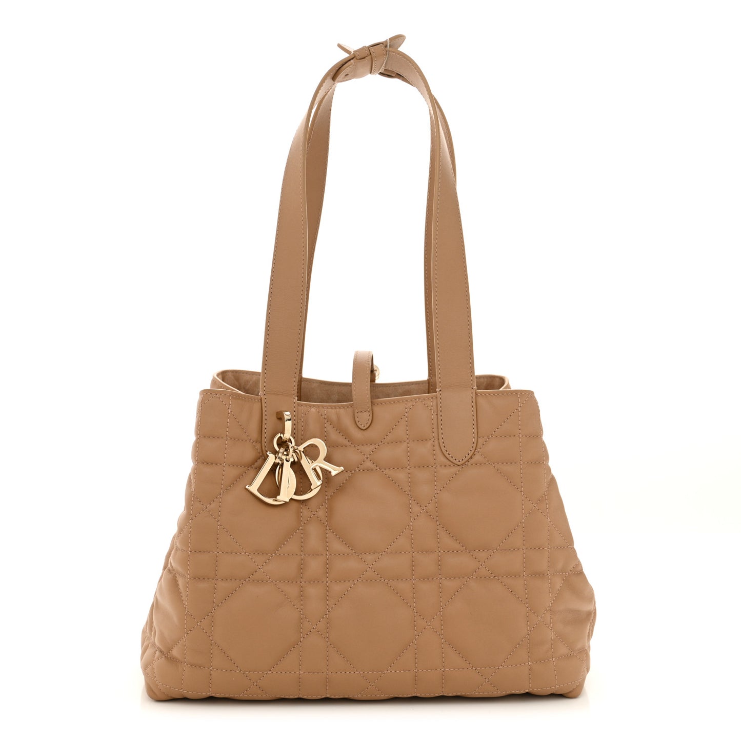 Calfskin Macrocannage Medium Toujours Tan