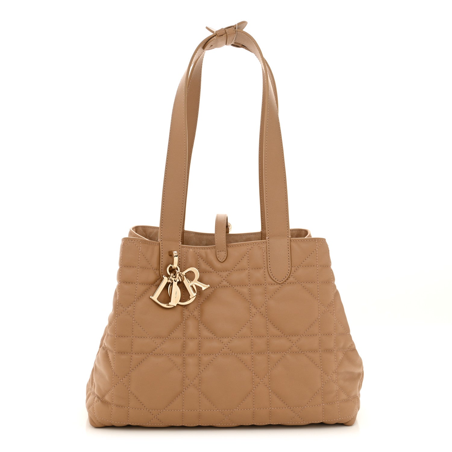 Christian Dior Calfskin Macrocannage Medium Toujours Tan 1 of 11