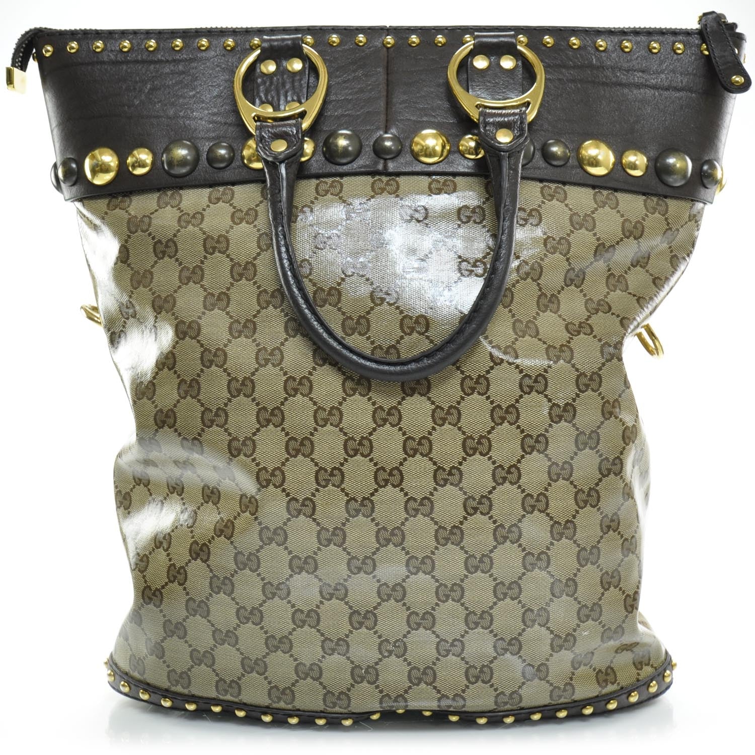 Gucci Crystal Monogram Babouska Shoulder Tote 4 of 9