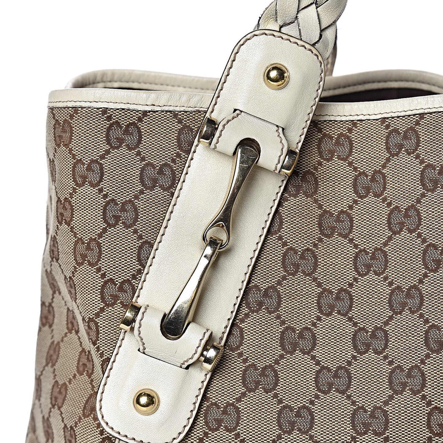 Monogram Medium Pelham Shoulder Bag Off White