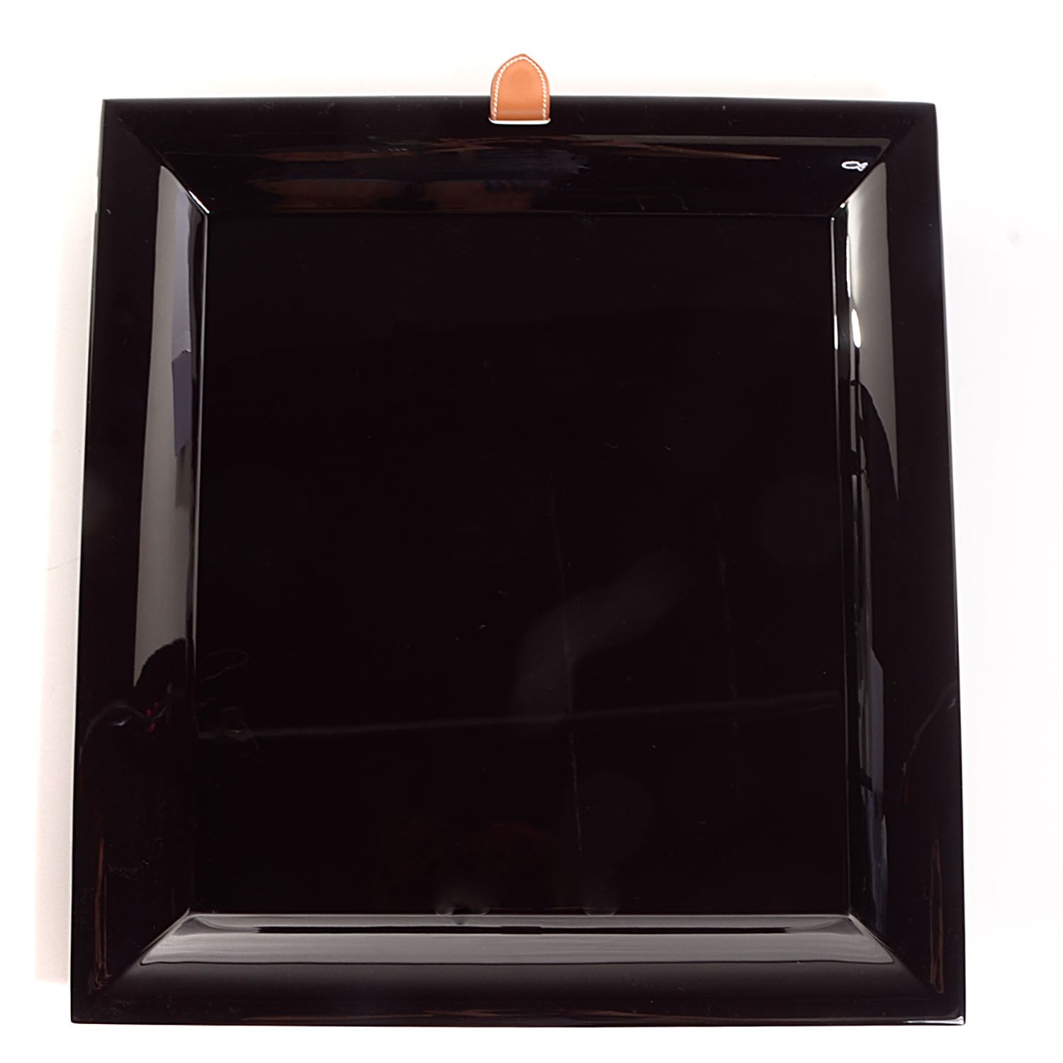 Hermes Lacquered Wood Chamonix Chakor Plateaux GM Black 1 of 5