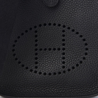 Hermes Taurillon Clemence Evelyne TPM Black 8 of 11