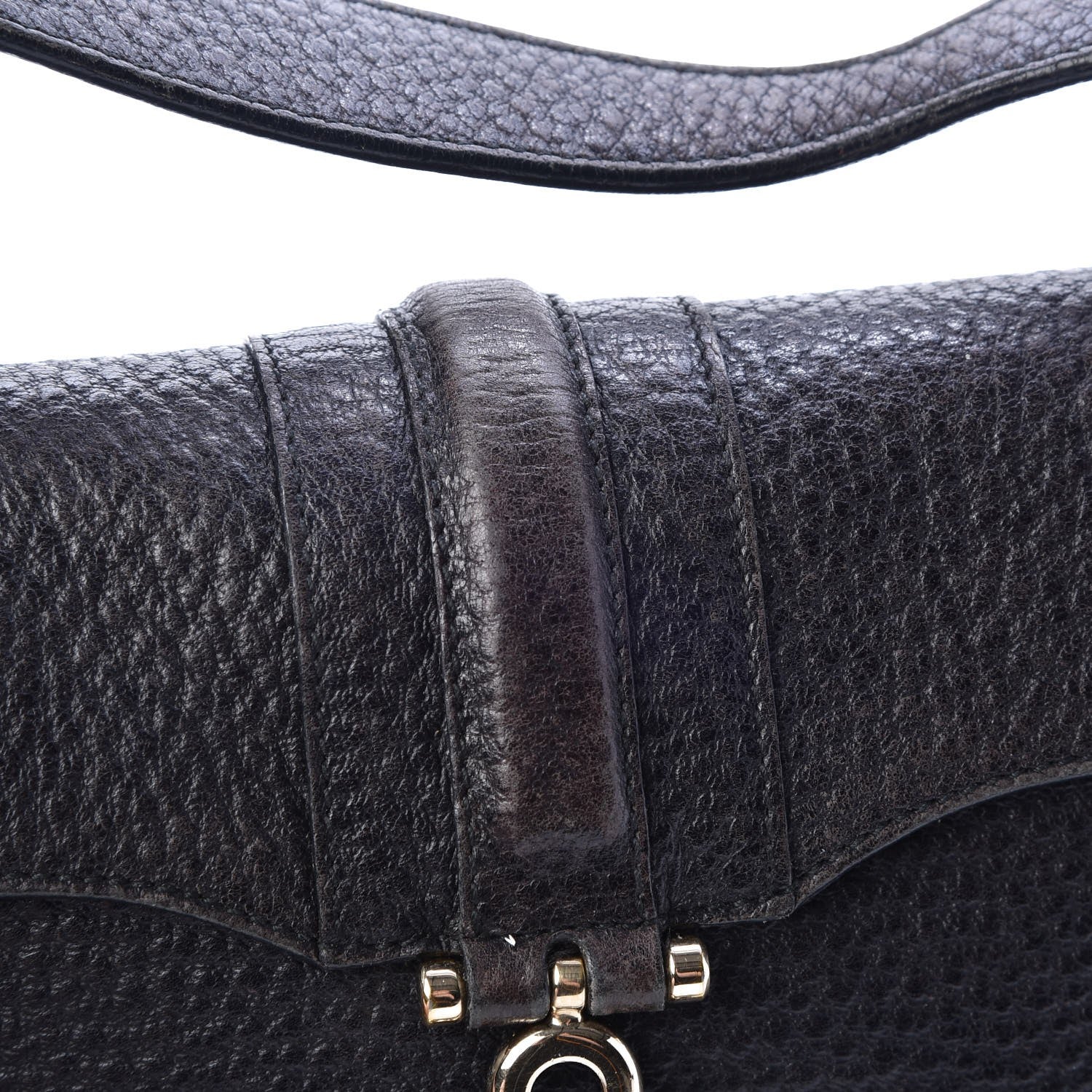 Gucci Calfskin Black Shoulder Bag Black 10 of 10