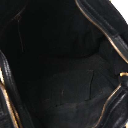 Balenciaga Chevre Gold Metallic Edge Hardware City Black 6 of 11