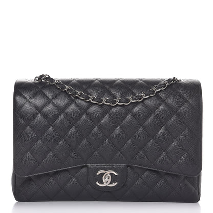Chanel Caviar Quilted Maxi Double Flap Black 1 of 10