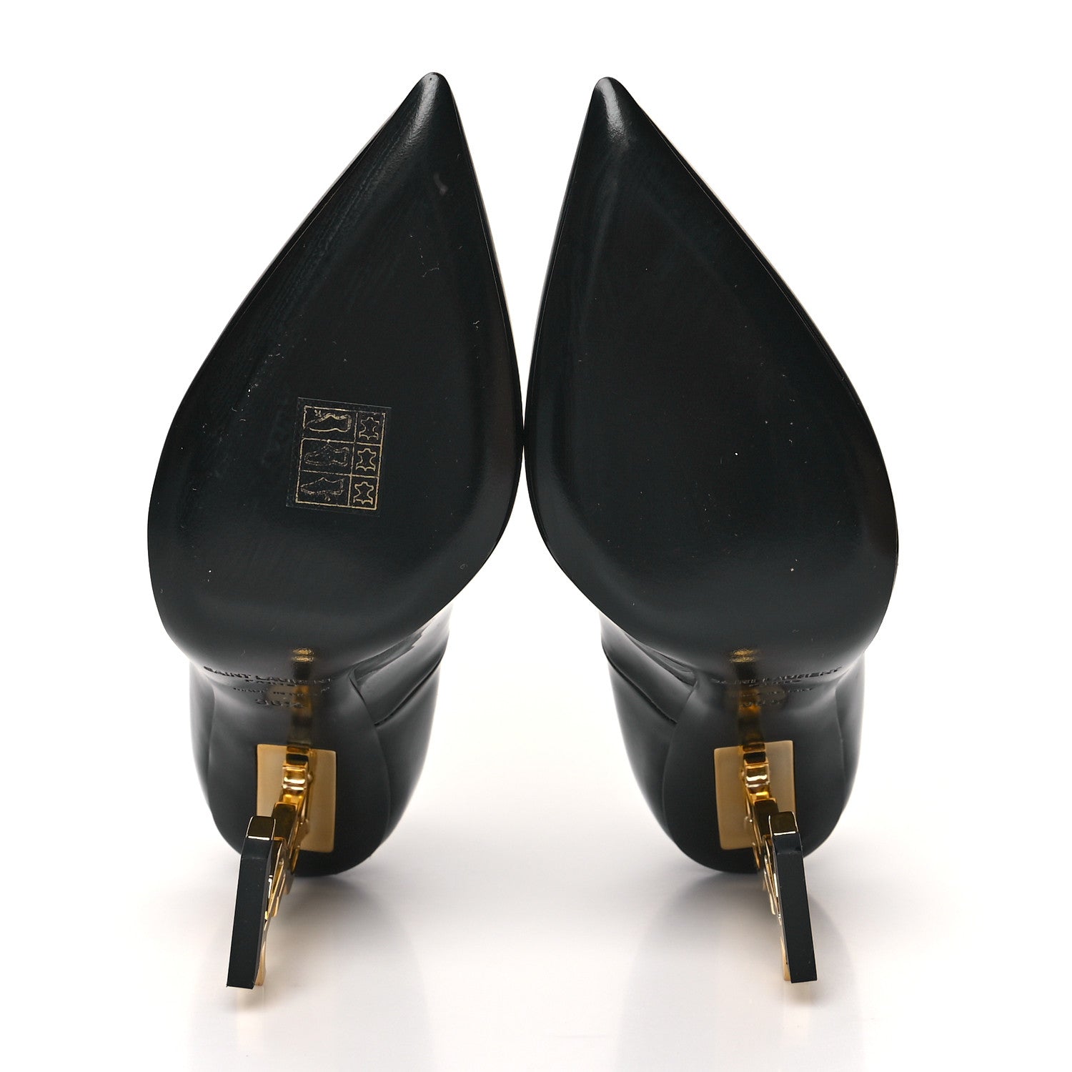 Saint Laurent Patent Opyum 110 Pumps 36.5 Black Gold 5 of 8