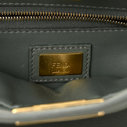 Fendi Nappa Mini Peekaboo Iconic Satchel Fumo 7 of 11