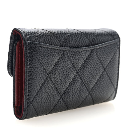 Chanel Caviar Quilted 6 Key Holder Black 3 of 8