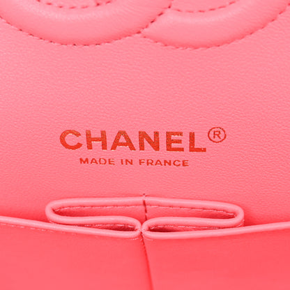 Chanel Lambskin Quilted Medium Double Flap Pink 6 of 11